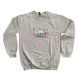 Load image into Gallery viewer, Embroidered Houses Crewneck Sweatshirt