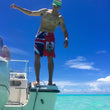 Load image into Gallery viewer, Flag board shorts