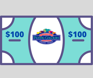 $100 Flying Colours in-store gift certificate