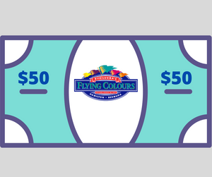 $50 Flying Colours in-store gift certificate