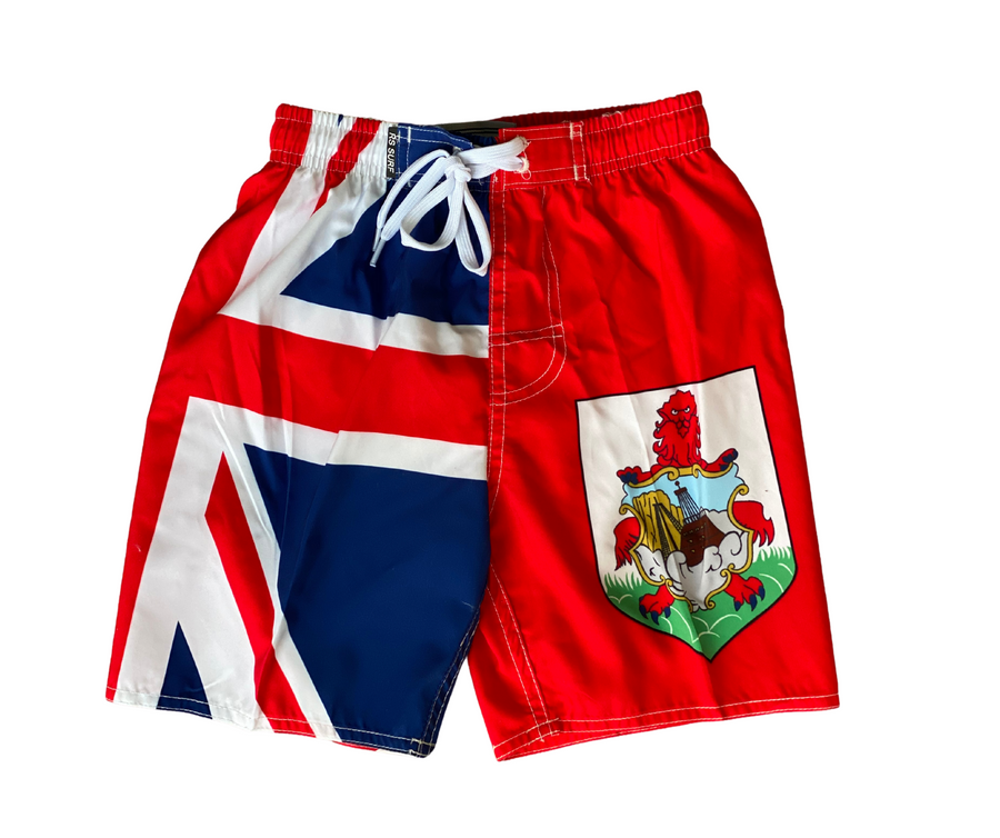 Boys' Bermuda flag trunks
